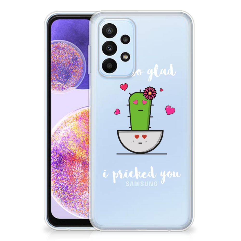 Samsung Galaxy A23 Telefoonhoesje met Naam Cactus Glad