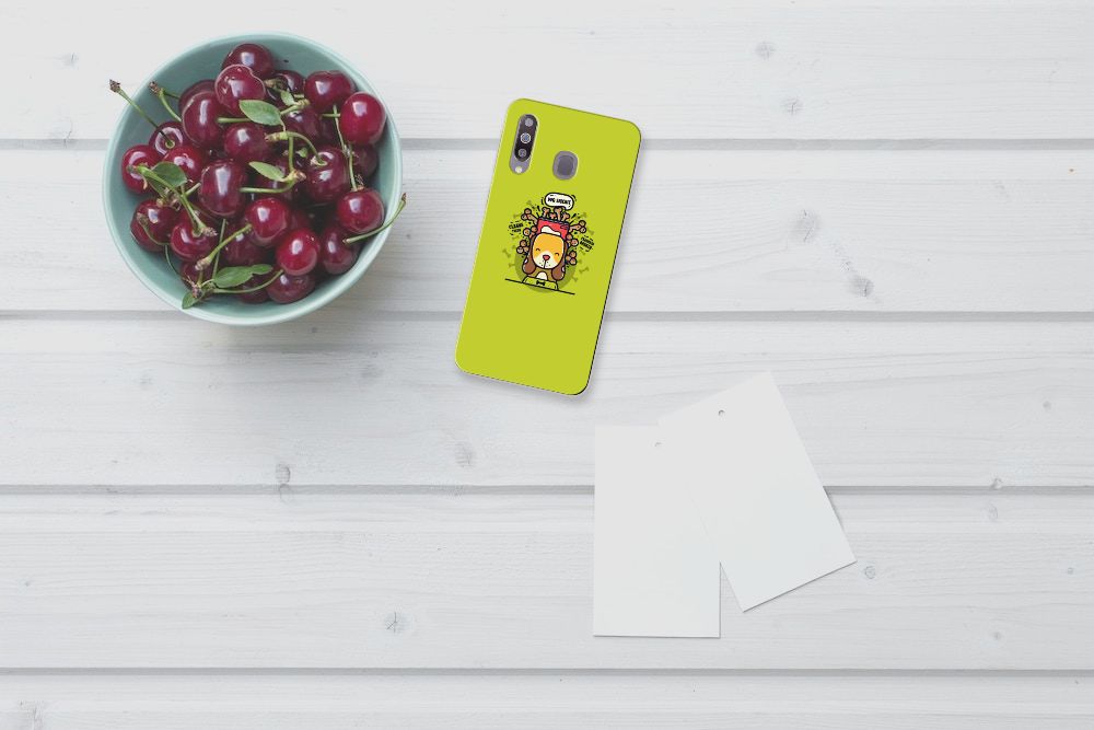 Samsung Galaxy M30 Telefoonhoesje met Naam Doggy Biscuit