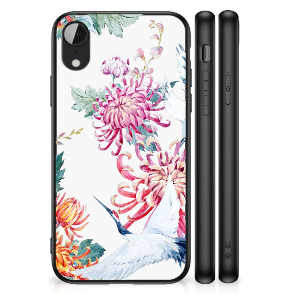 Apple iPhone XR Dierenprint Telefoonhoesje Bird Flowers B2C Telecom