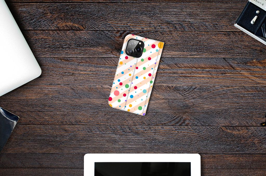 iPhone 14 Pro Max Hoesje met Magneet Dots - B2C Telecom