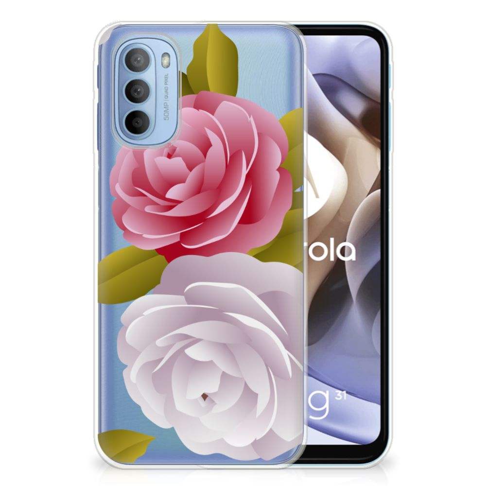 Motorola Moto G31 | G41 TPU Case Roses B2C Telecom