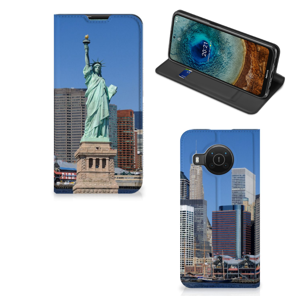Nokia X20 | X10 Book Cover Vrijheidsbeeld - B2C Telecom