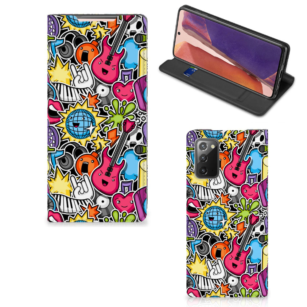 Samsung Galaxy Note20 Hippe Standcase Punk Rock