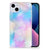 Hoesje maken iPhone 15 Plus Watercolor Light met een prachtig pastel ontwerp op flexibel rubber.