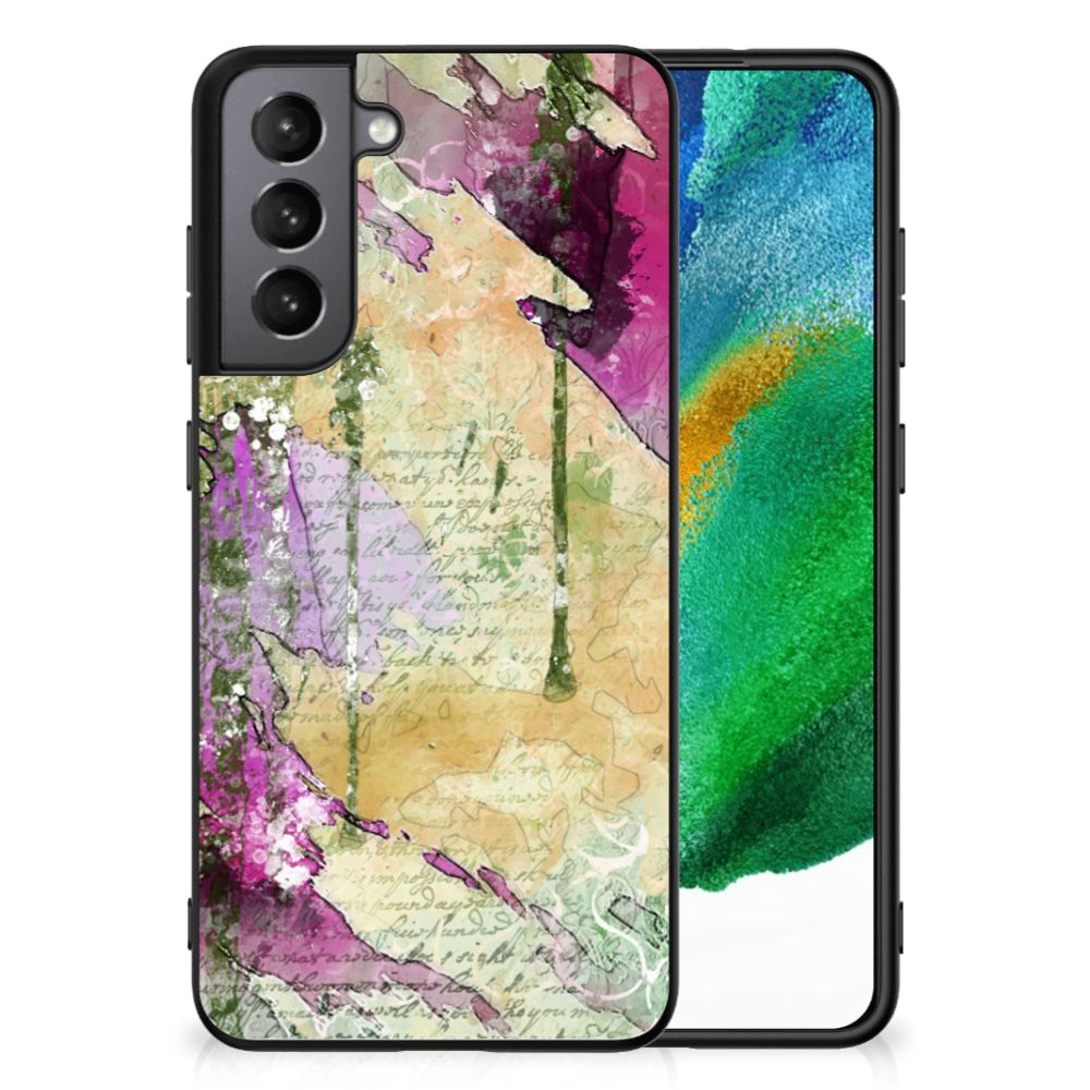 Kleurrijke Telefoonhoesje Samsung Galaxy S21FE Letter Painting