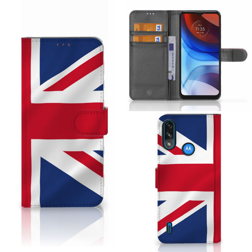 Motorola Moto E7i Power | E7 Power Bookstyle Case Groot-Brittannië