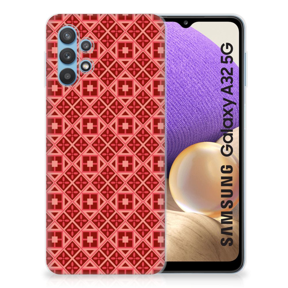 Samsung Galaxy A32 5G TPU bumper Batik Rood B2C Telecom