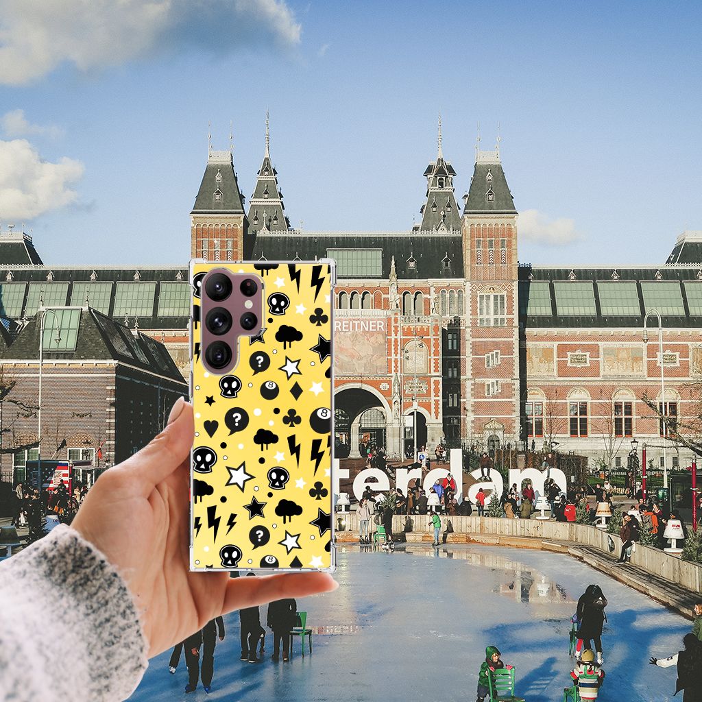 Extreme Case Samsung Galaxy S23 Ultra Punk Geel B2C Telecom