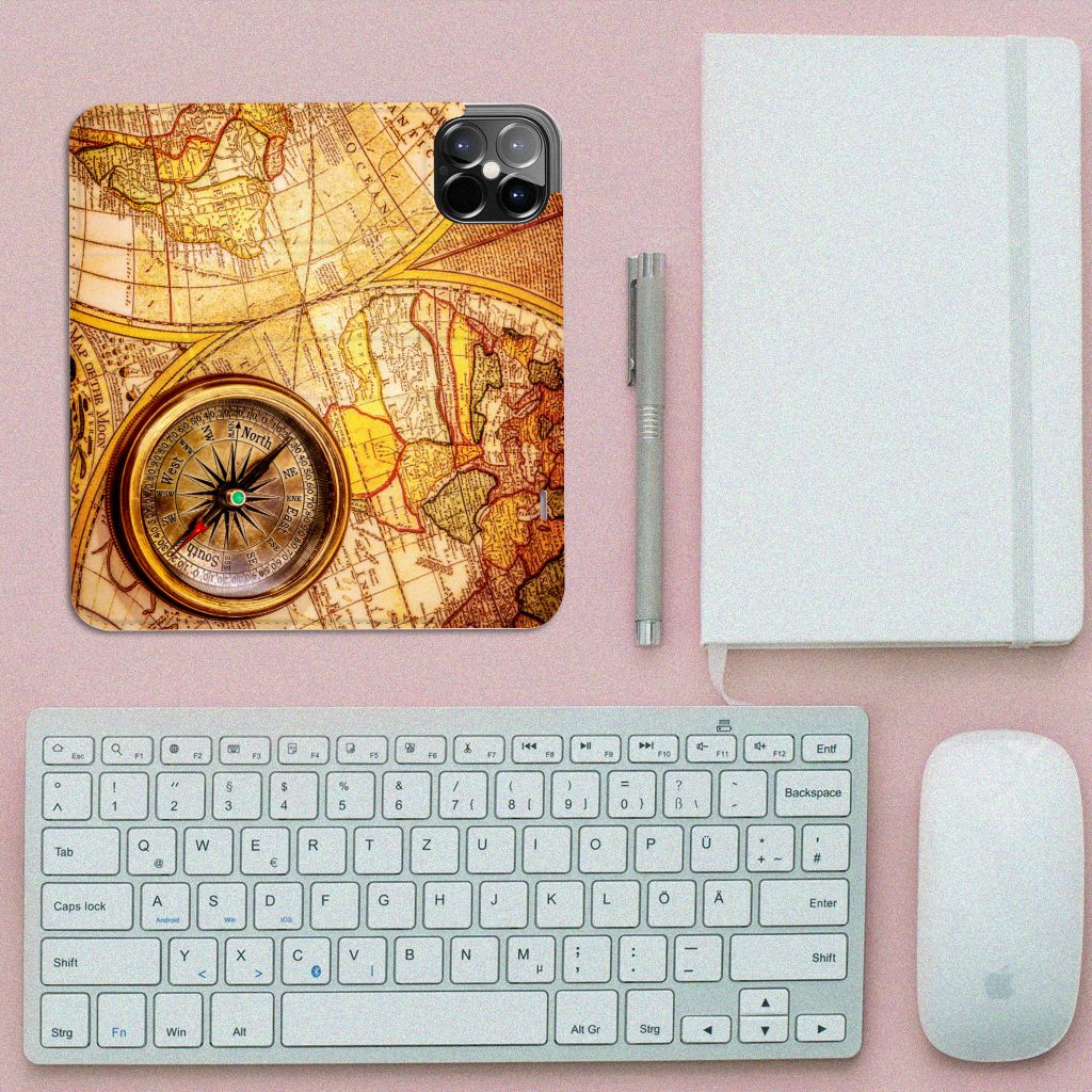 iPhone 12 Pro Max Book Cover Kompas - B2C Telecom