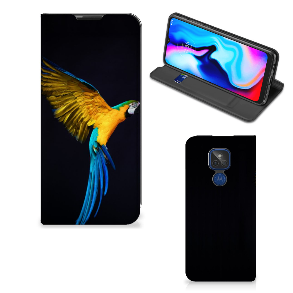 Motorola Moto G9 Play Hoesje maken Papegaai - B2C Telecom