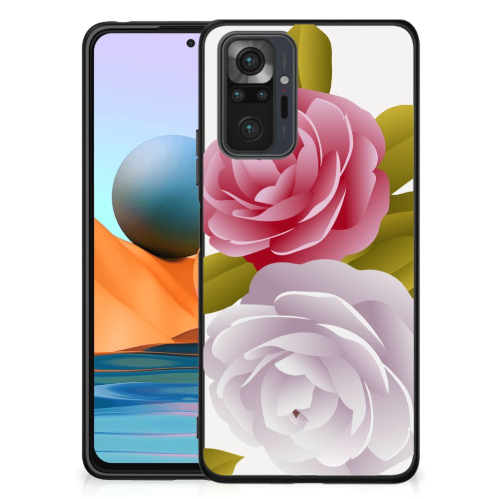 Xiaomi Redmi Note 10 Pro Bloemen Hoesje Roses