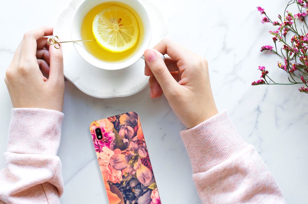 Samsung Galaxy A10 TPU Case Bosje Bloemen