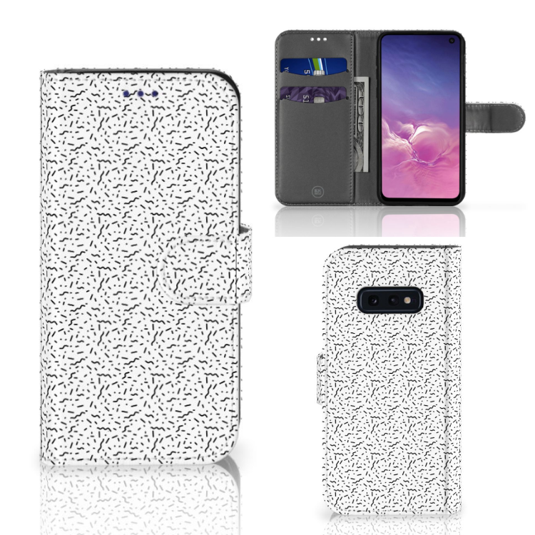 Samsung Galaxy S10e Telefoon Hoesje Stripes Dots