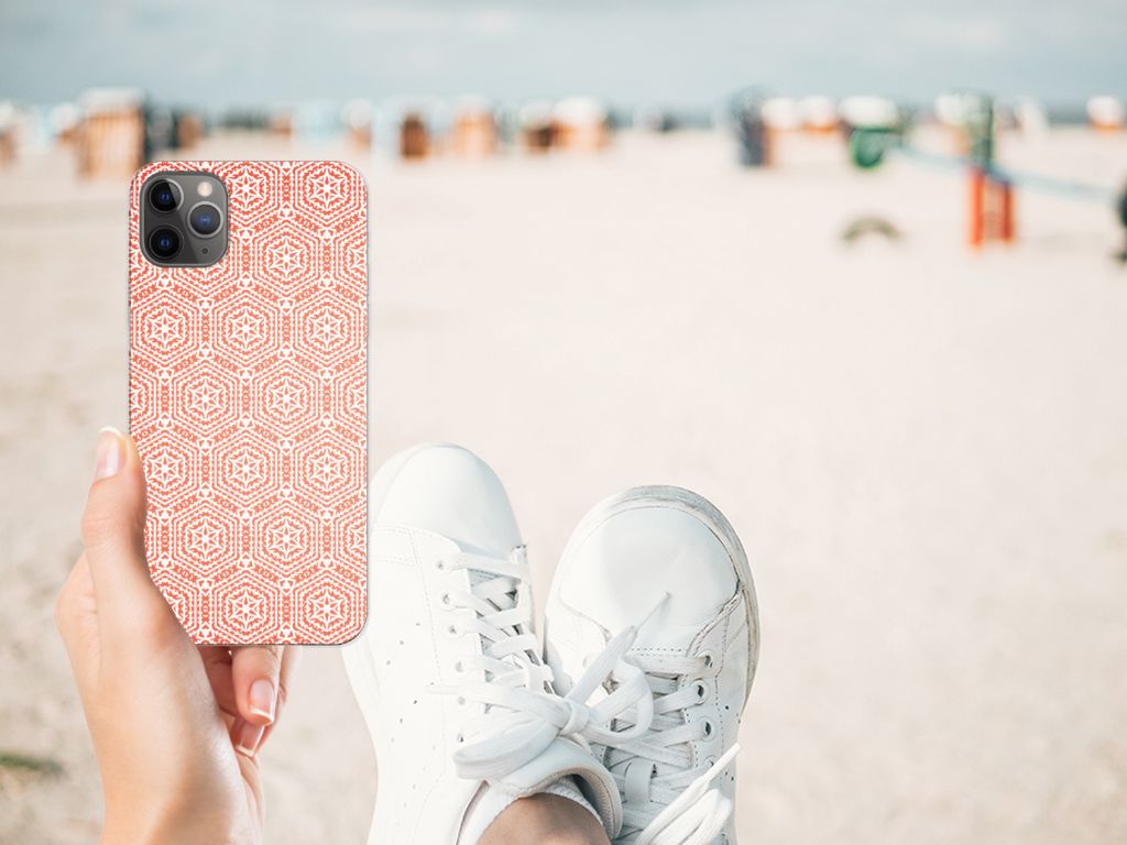Apple iPhone 11 Pro Max TPU bumper Pattern Orange