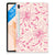 Samsung Galaxy Tab S7FE Siliconen Hoesje Pink Flowers - B2C Telecom