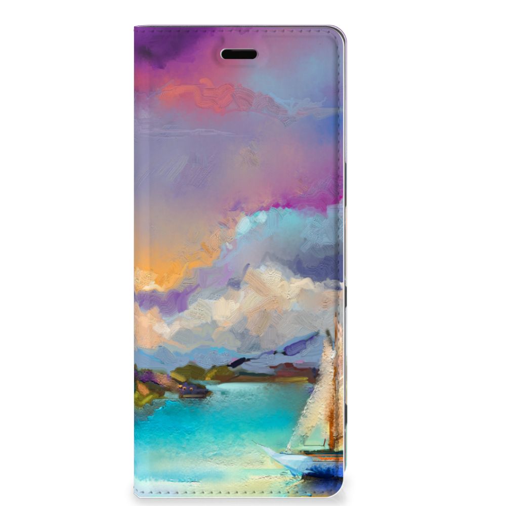 Bookcase Sony Xperia 5 Boat - B2C Telecom