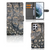 Samsung Galaxy S22 Ultra Telefoonhoesje met Pasjes Krokodillenprint