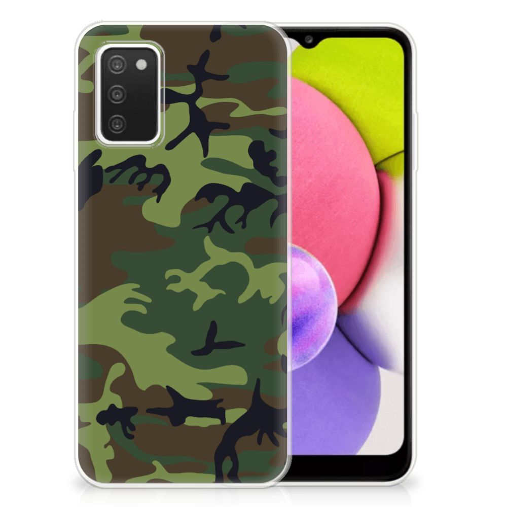 Samsung Galaxy A03S TPU bumper Army Dark