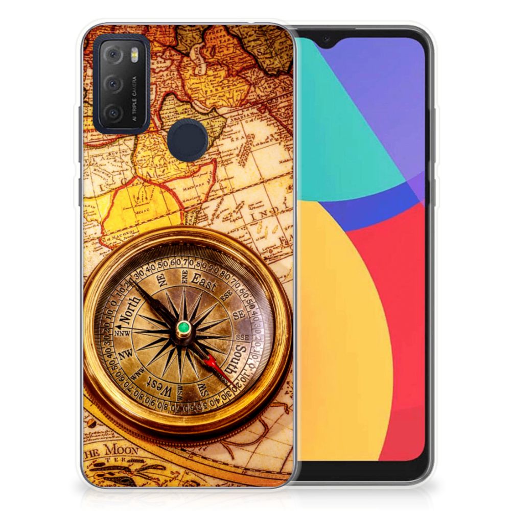 Alcatel 1S (2021) Siliconen Back Cover Kompas