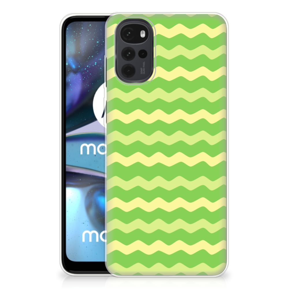 Motorola Moto G22 TPU bumper Waves Green B2C Telecom