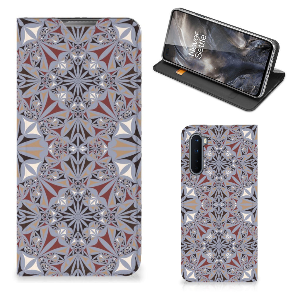 OnePlus Nord Standcase Flower Tiles