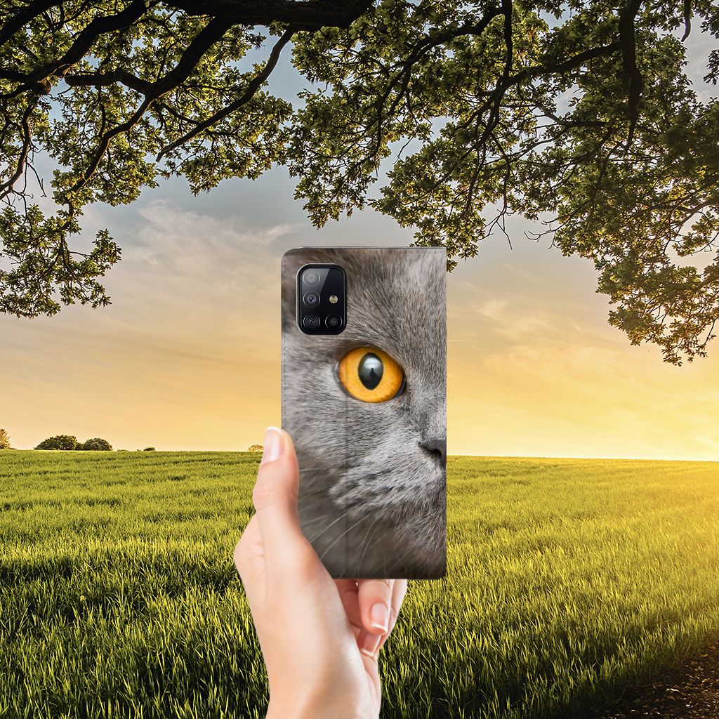 Hoesje maken Samsung Galaxy A71 Britse Korthaar - B2C Telecom