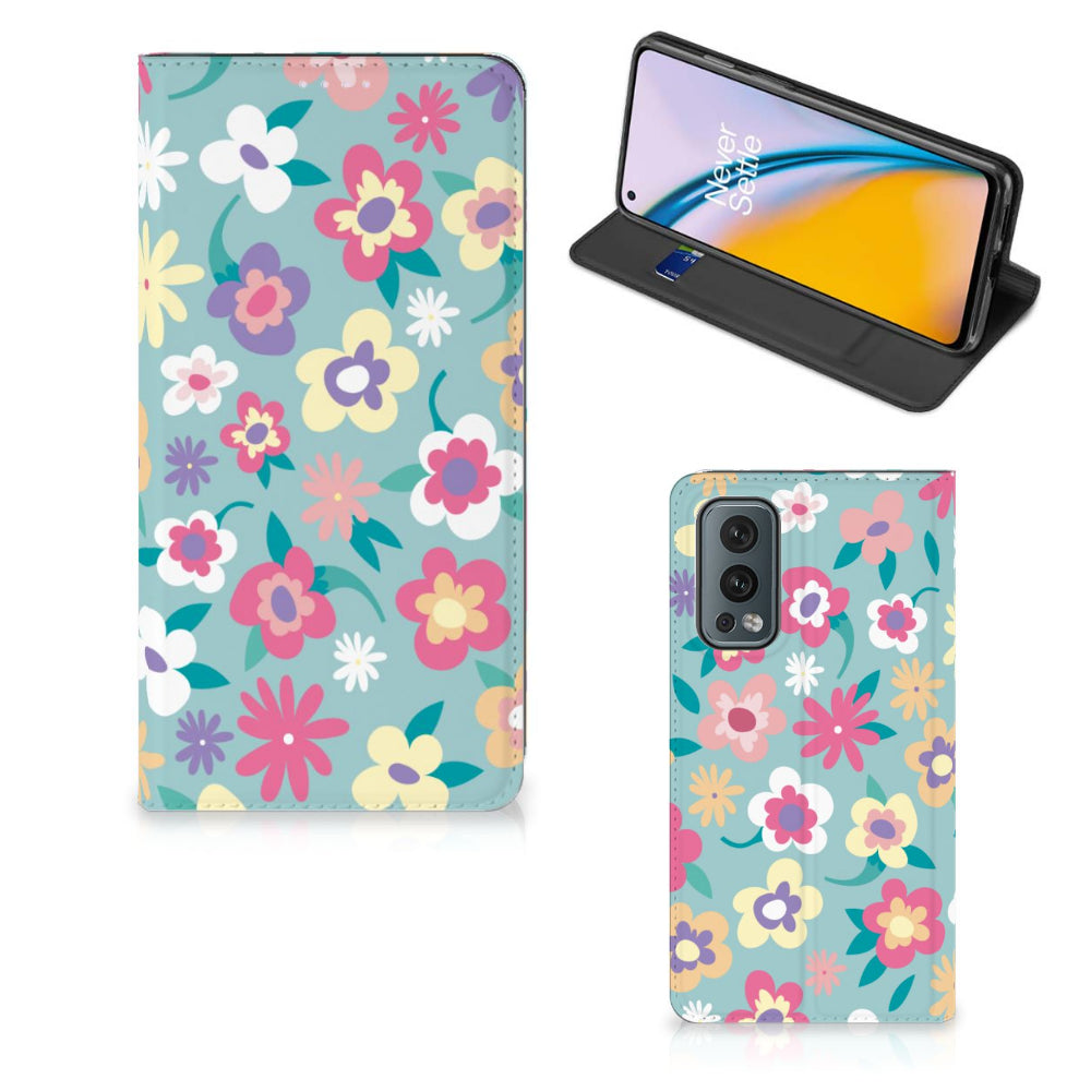 OnePlus Nord 2 5G Smart Cover Flower Power