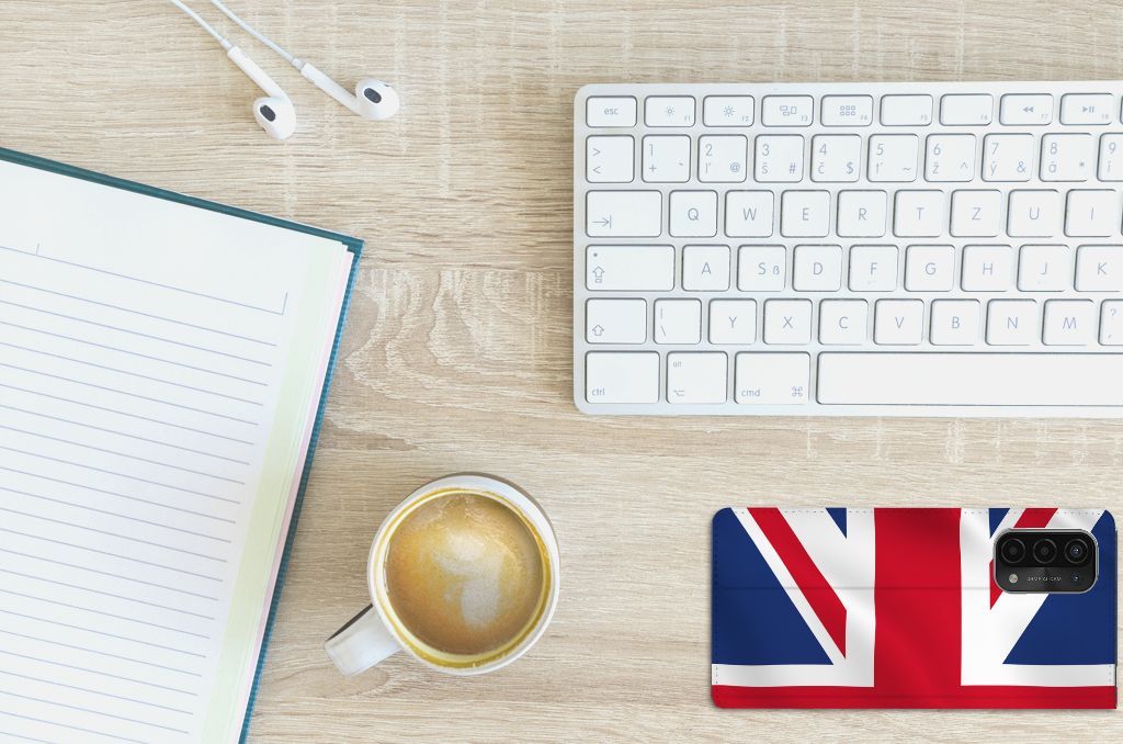 OPPO A54 5G | A74 5G | A93 5G Standcase Groot-Brittannië - B2C Telecom