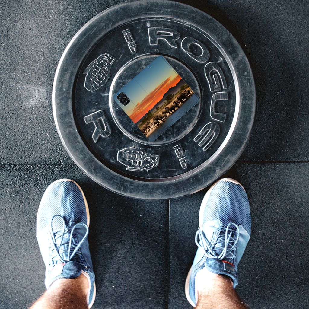 Samsung Galaxy A51 Hoesje maken Olifanten - B2C Telecom