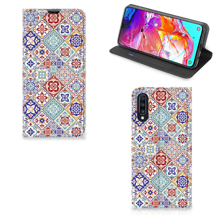 Samsung Galaxy A70 Standcase Tiles Color