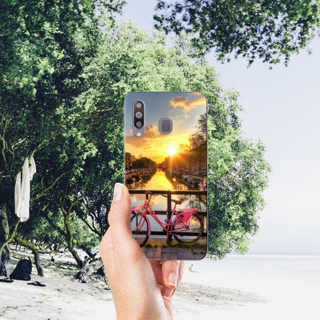Samsung Galaxy M30 Siliconen Back Cover Amsterdamse Grachten