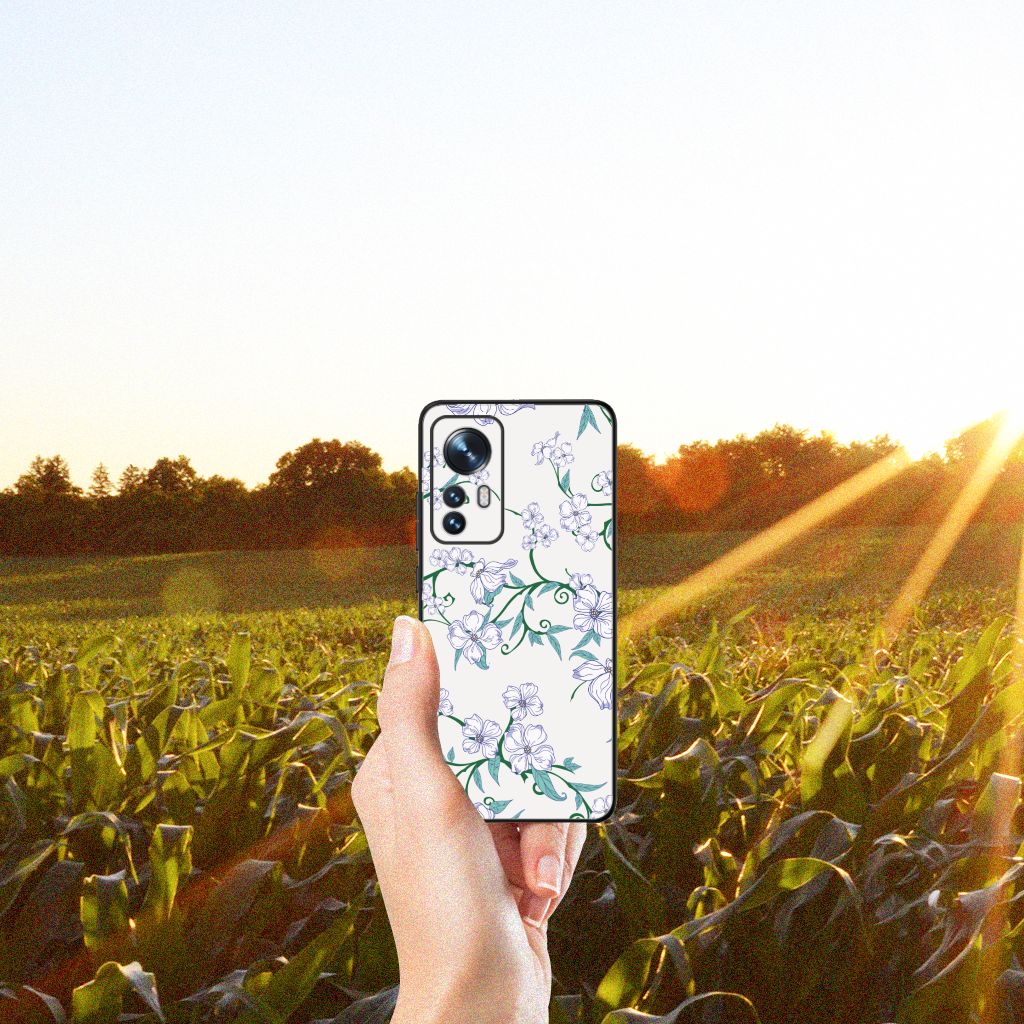 Xiaomi 12 | 12X Uniek Bloemen Hoesje Blossom White B2C Telecom