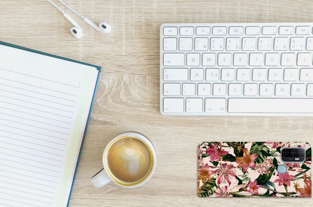 OPPO A53 | A53s Smart Cover Flowers - B2C Telecom