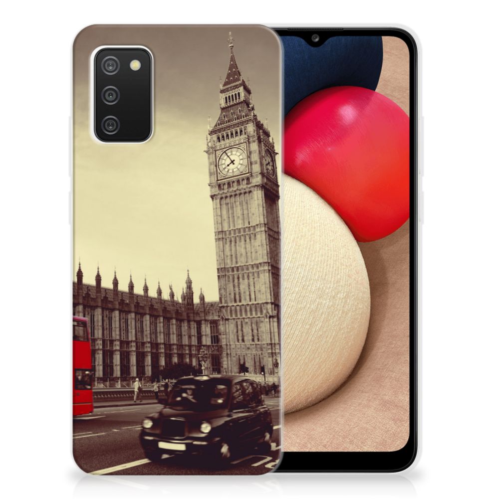 Samsung Galaxy A02s Siliconen Back Cover Londen
