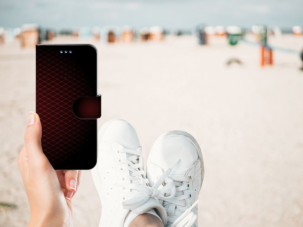 Samsung Galaxy S9 Telefoon Hoesje Geruit Rood