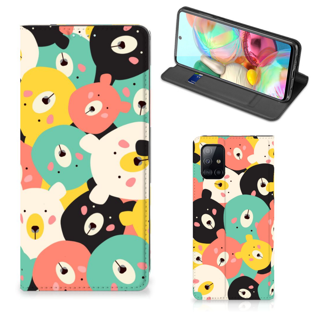 Samsung Galaxy A71 Magnet Case Bears - B2C Telecom