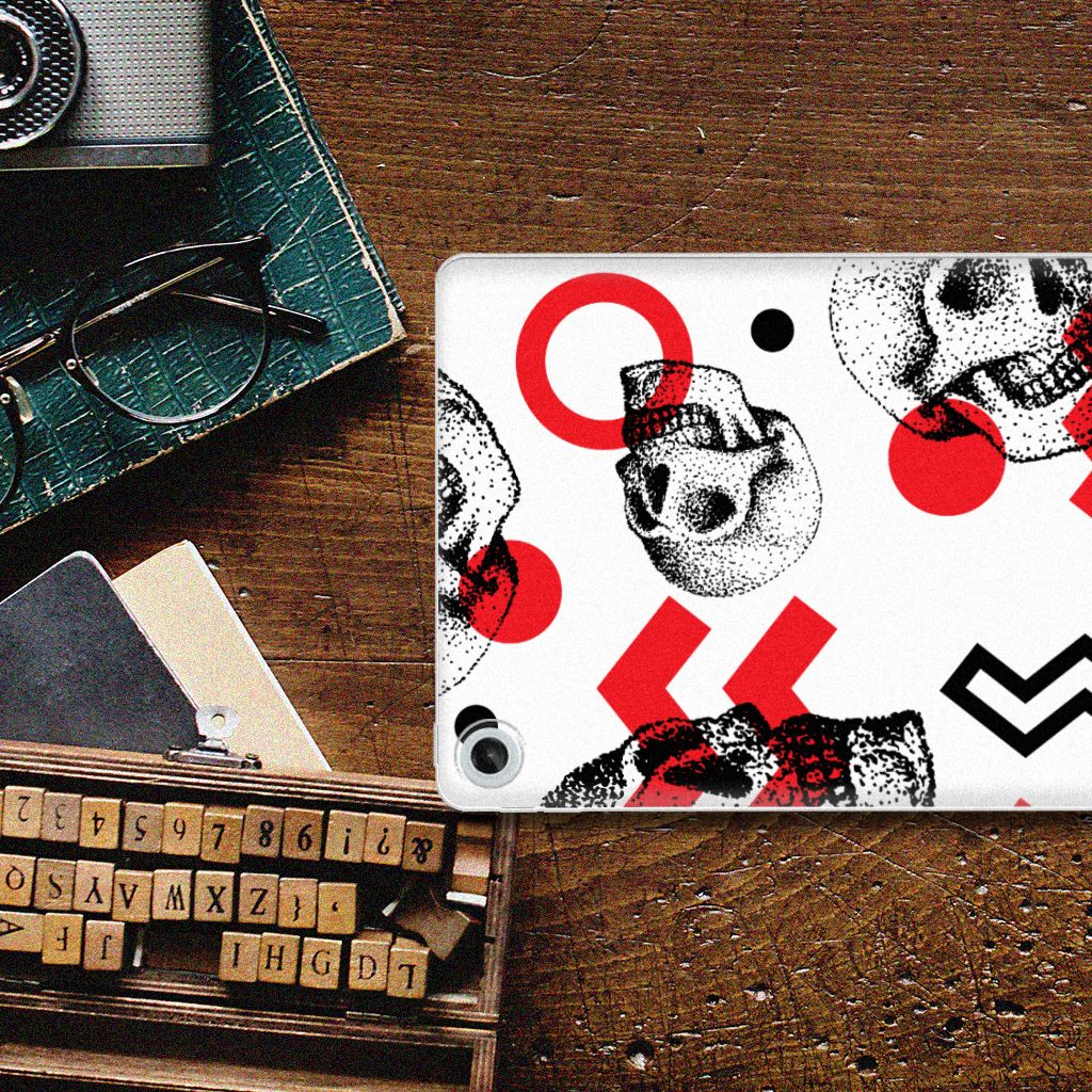 Tablet BackCover Lenovo Tab M10 Plus (3e generatie) Skull Red - B2C Telecom