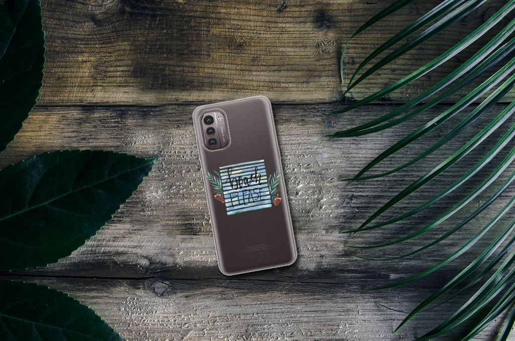 Nokia G21 | G11 Telefoonhoesje met Naam Boho Beach B2C Telecom