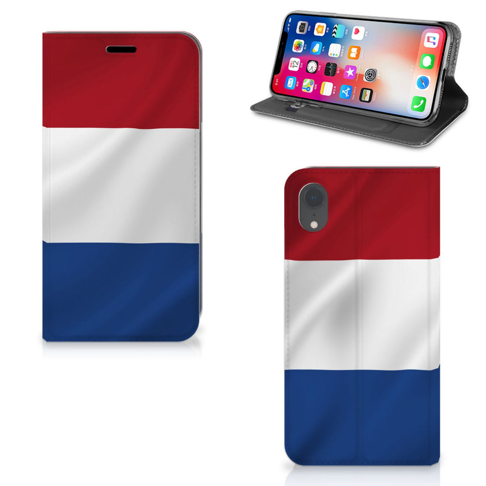 Apple iPhone Xr Standcase Nederlandse Vlag