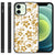 iPhone 12 Mini Skin Case Gouden Bloemen