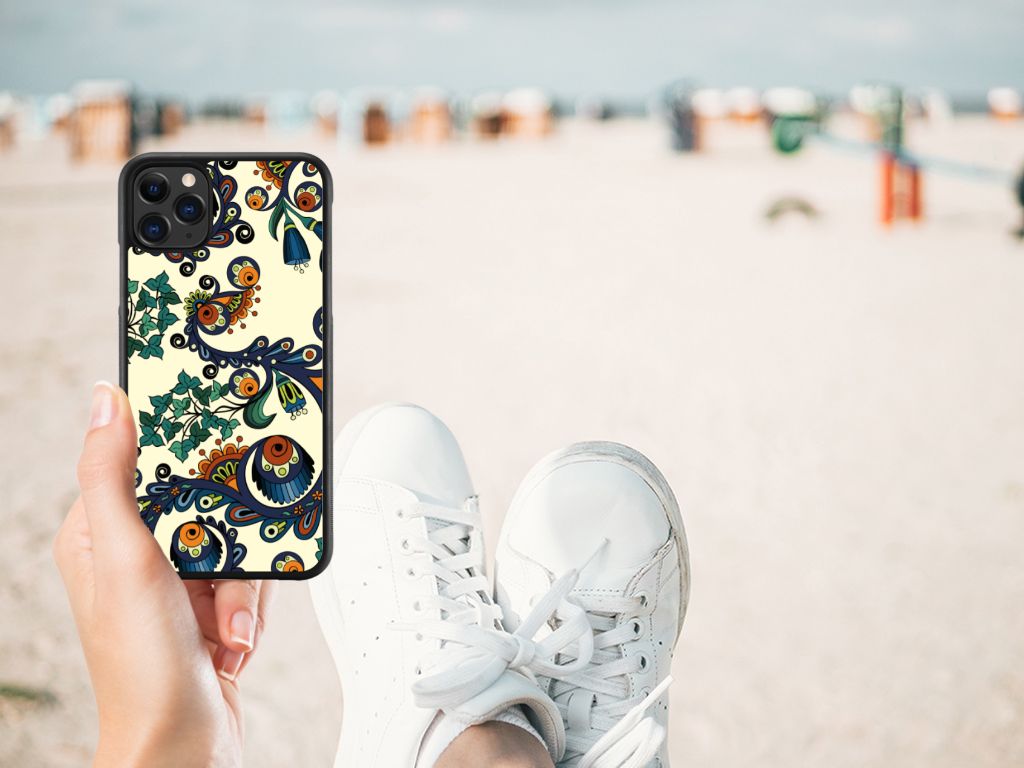 Hoesje TPU Apple iPhone 11 Pro Max Barok Flower B2C Telecom
