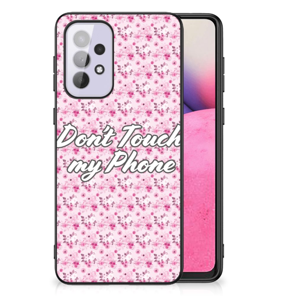 Samsung Galaxy A33 5G Telefoon Hoesje Flowers Pink DTMP B2C Telecom