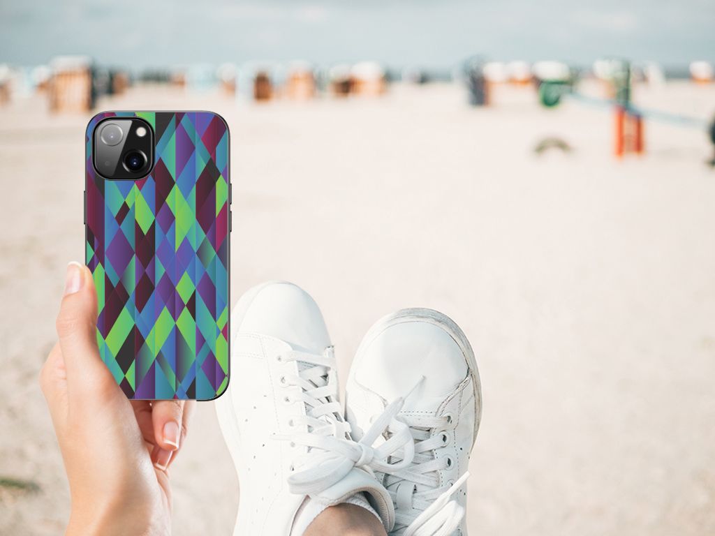 Apple iPhone 13 Backcover Abstract Green Blue B2C Telecom