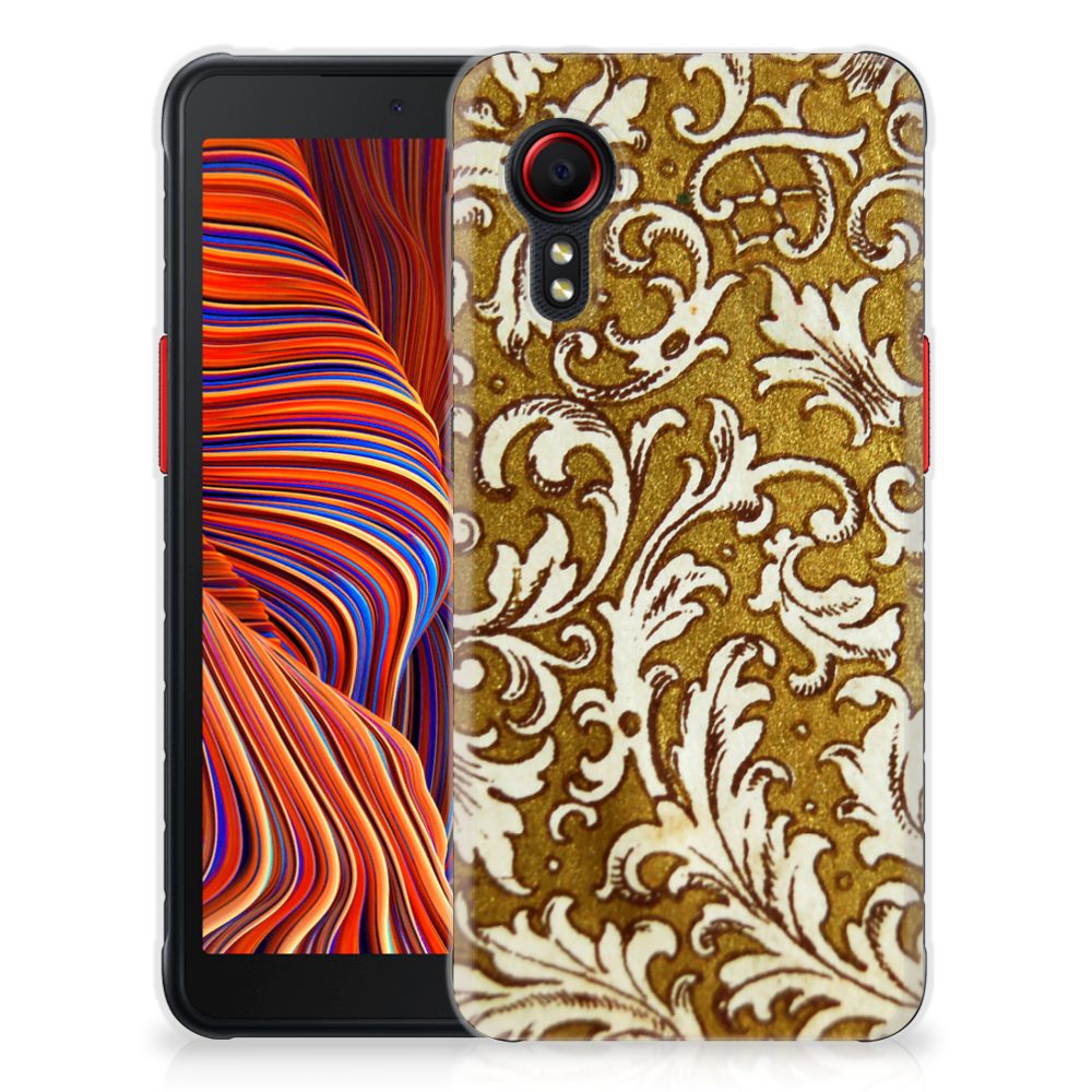Siliconen Hoesje Samsung Galaxy Xcover 5 Barok Goud B2C Telecom