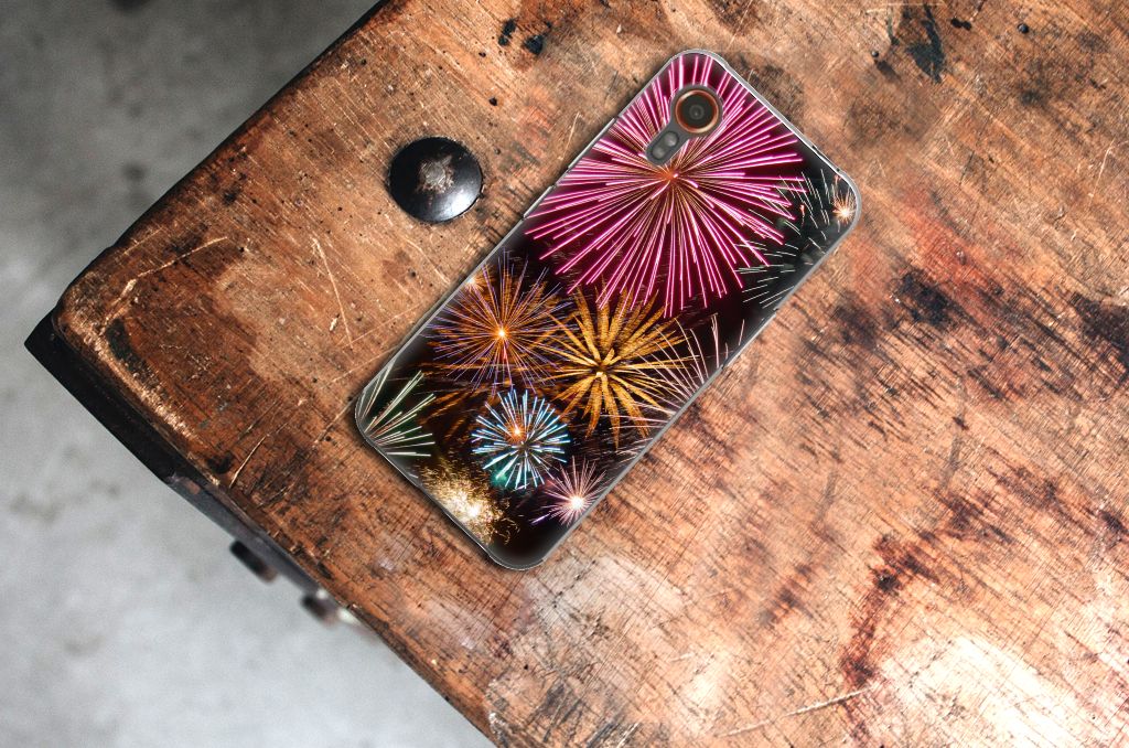 Samsung Galaxy Xcover 7 Silicone Back Cover Vuurwerk