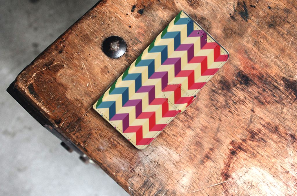 Samsung Xcover Pro Telefoon Hoesje Zigzag Multi Color