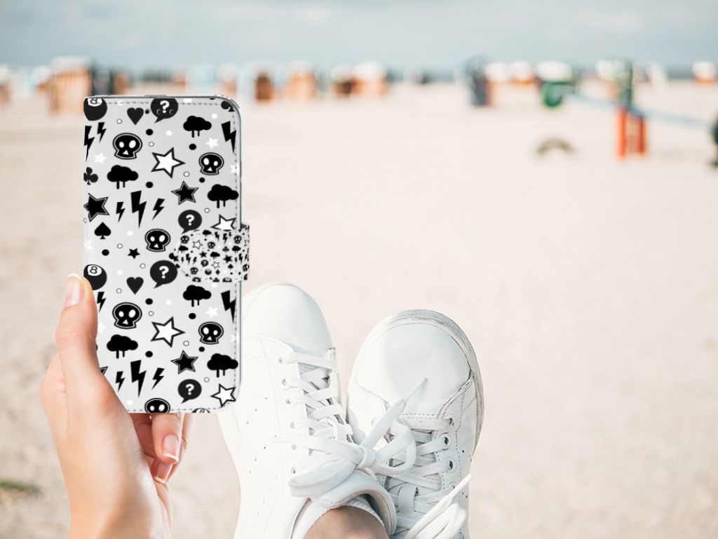 Telefoonhoesje met Naam Honor 10 Lite Silver Punk