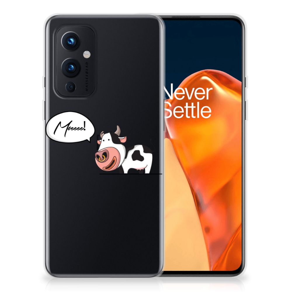 OnePlus 9 Telefoonhoesje met Naam Cow