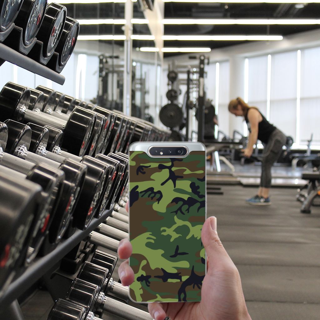 Samsung Galaxy A80 TPU bumper Army Dark