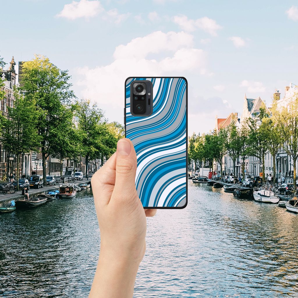 Xiaomi Redmi Note 10 Pro Back Case Waves Blue B2C Telecom